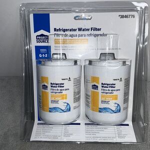 Project Source Refrigerator Water Filter #3846776 G-1-2 fits GE MWF - 2-Pack NEW